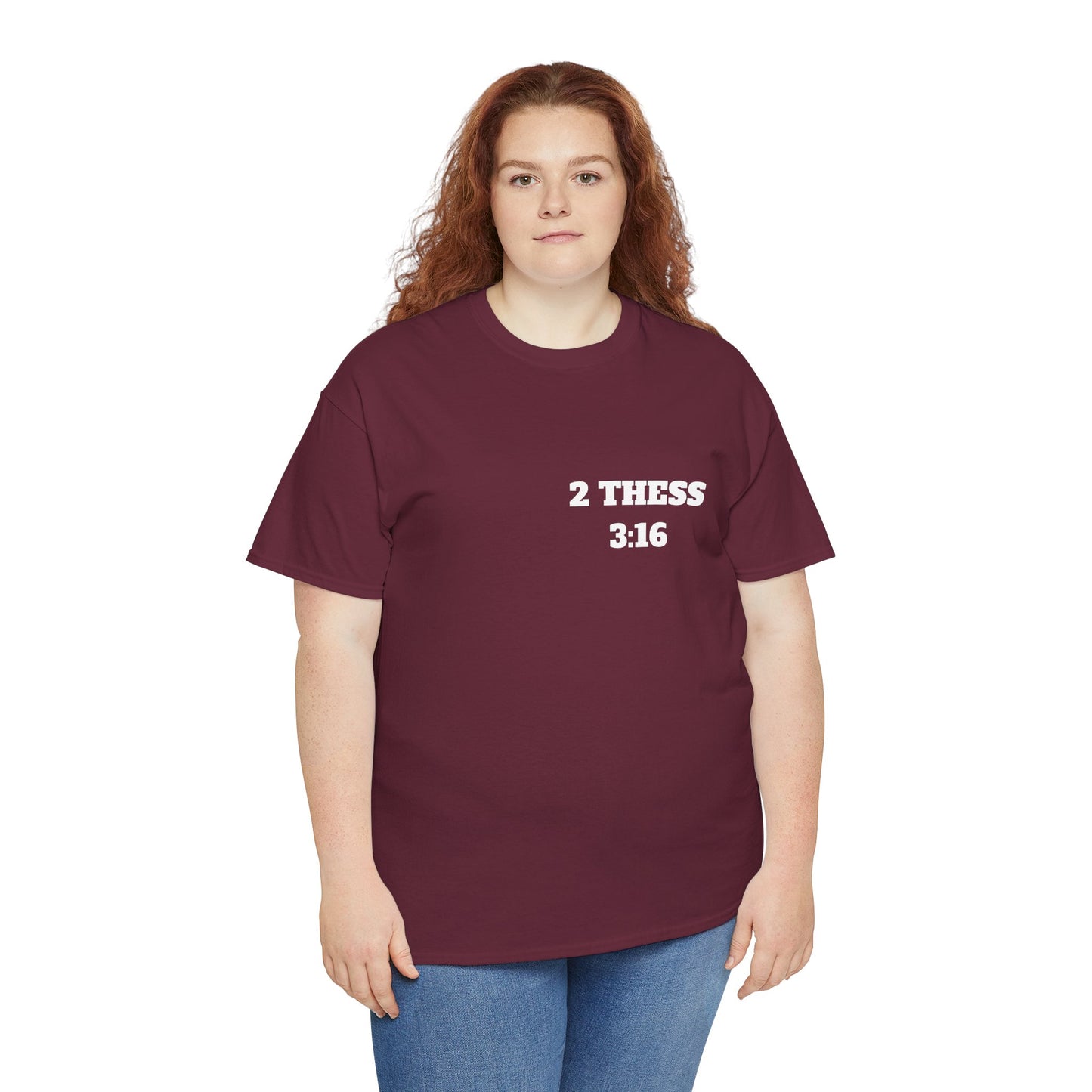 Copy of 2 Thessalonians 3:16 Bible Verse Shirt, Faith Based Clothing, Church Shirts, Christian Apparel, Trendy Christian Clothing