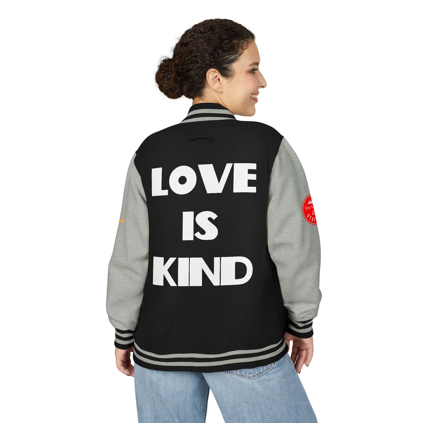 Love Is Kind Letterman Jacket, Christian Letterman Jacket, Christian Streetwear