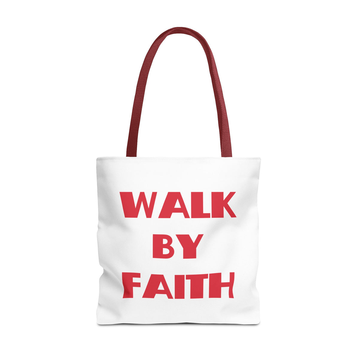 Walk By Faith Christian Tote Bag
