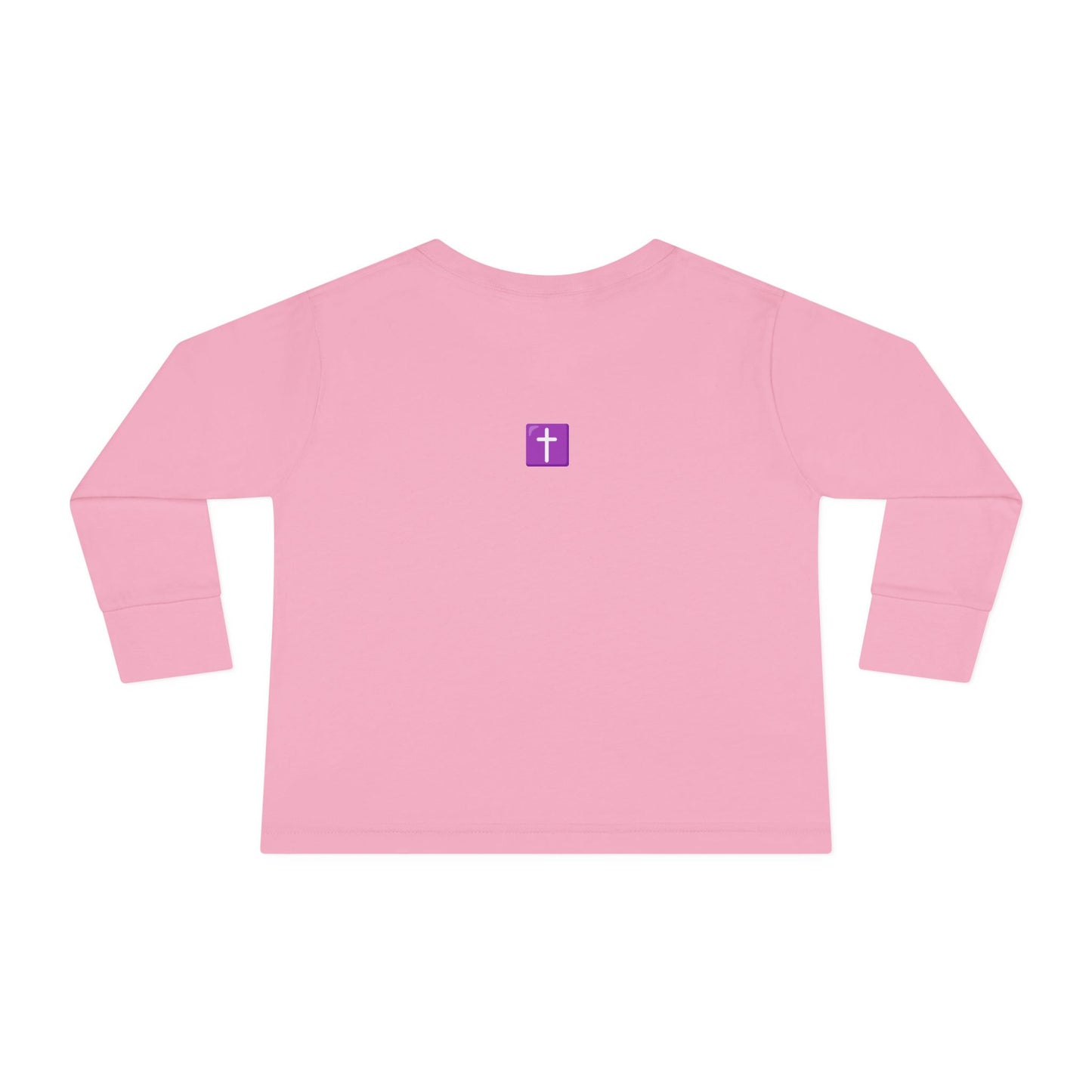 Pray Hands Emoji Christian Toddler Long Sleeve Shirt, Toddler Girl Longsleeve Shirt, Toddler Easter Shirt, Easter Gifts, Toddler Gifts, Pray