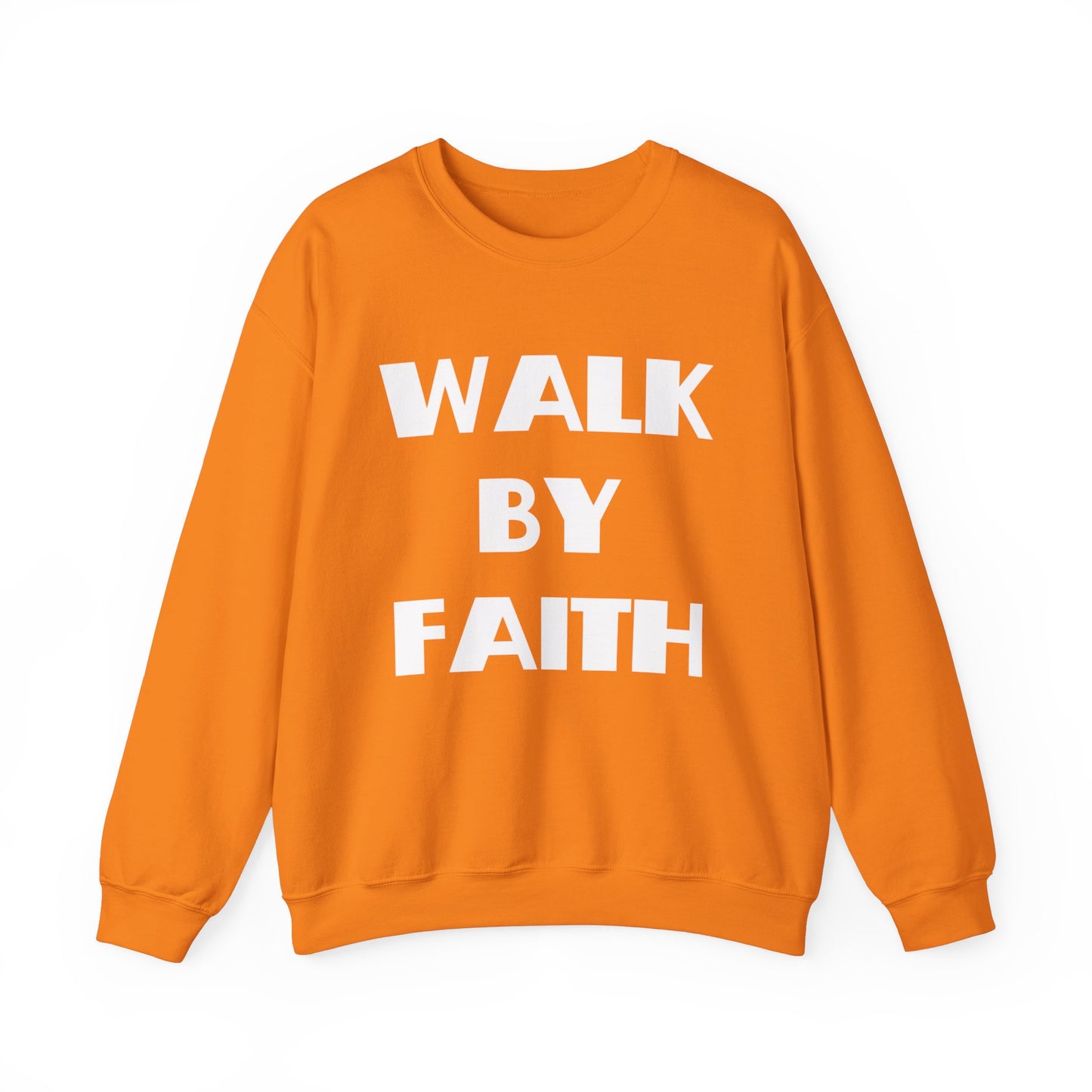 Walk By Faith Christian Sweatshirt, Christian Gifts, Christian Back To School Gifts, Trendy Christian Apparel