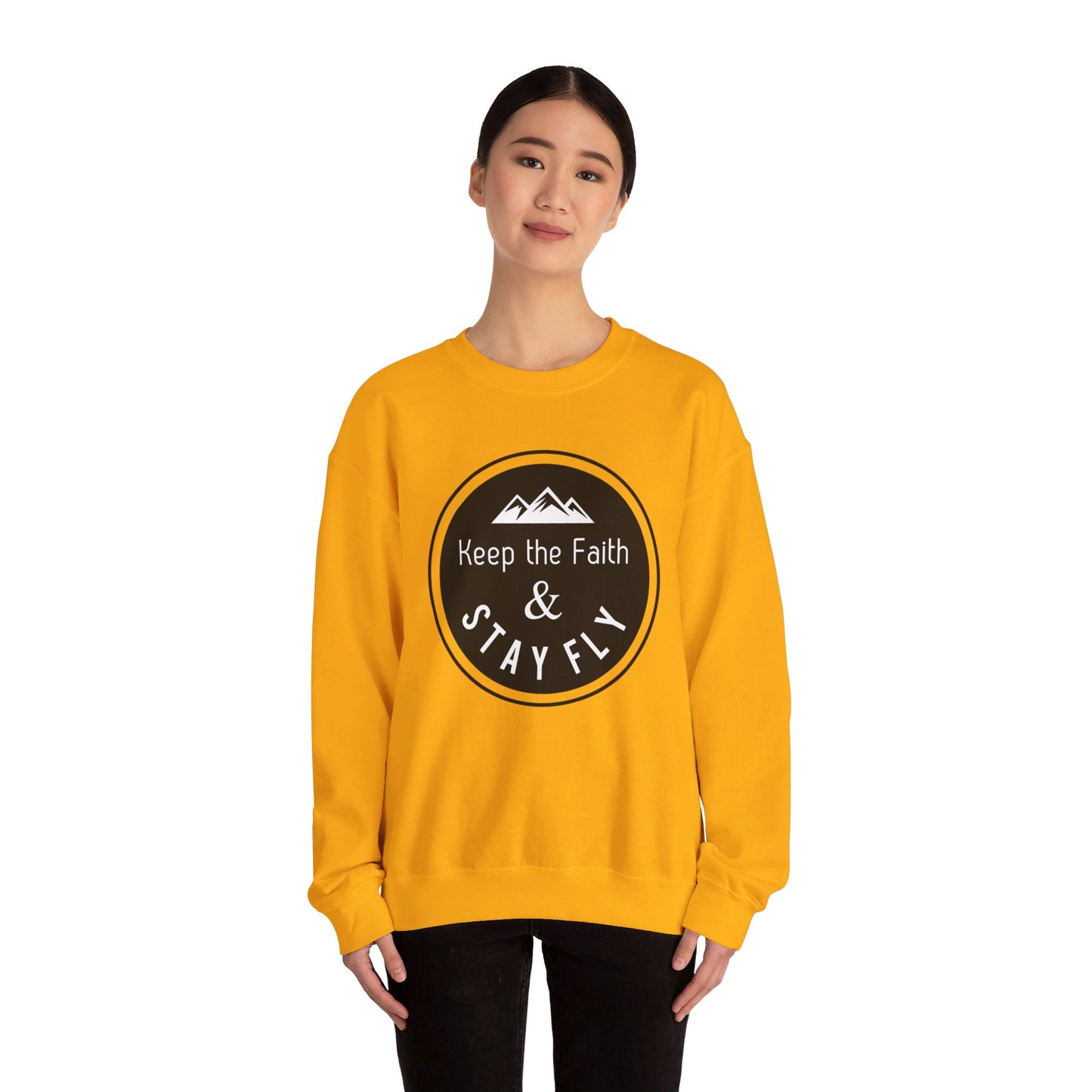 Keep The Faith & Stay Fly Christian Clothing, Christian Shirts, Christian Sweatshirt, Christian Hoodie, Top Religious Shirts, Bible Shirts