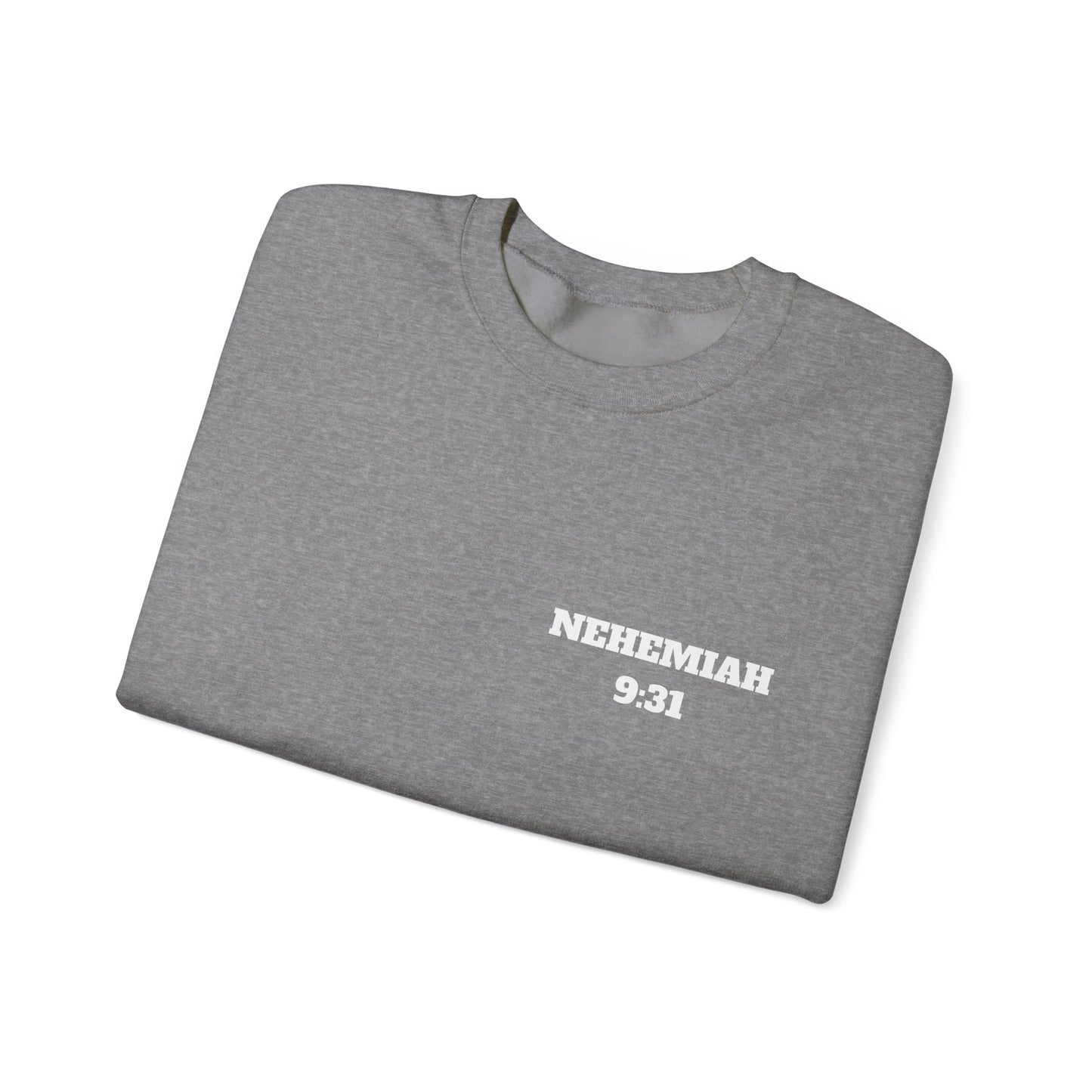 Nehemiah 9:31 Christian Sweatshirt, Christian Gifts, Christian Back To School Gifts, Church Outfits