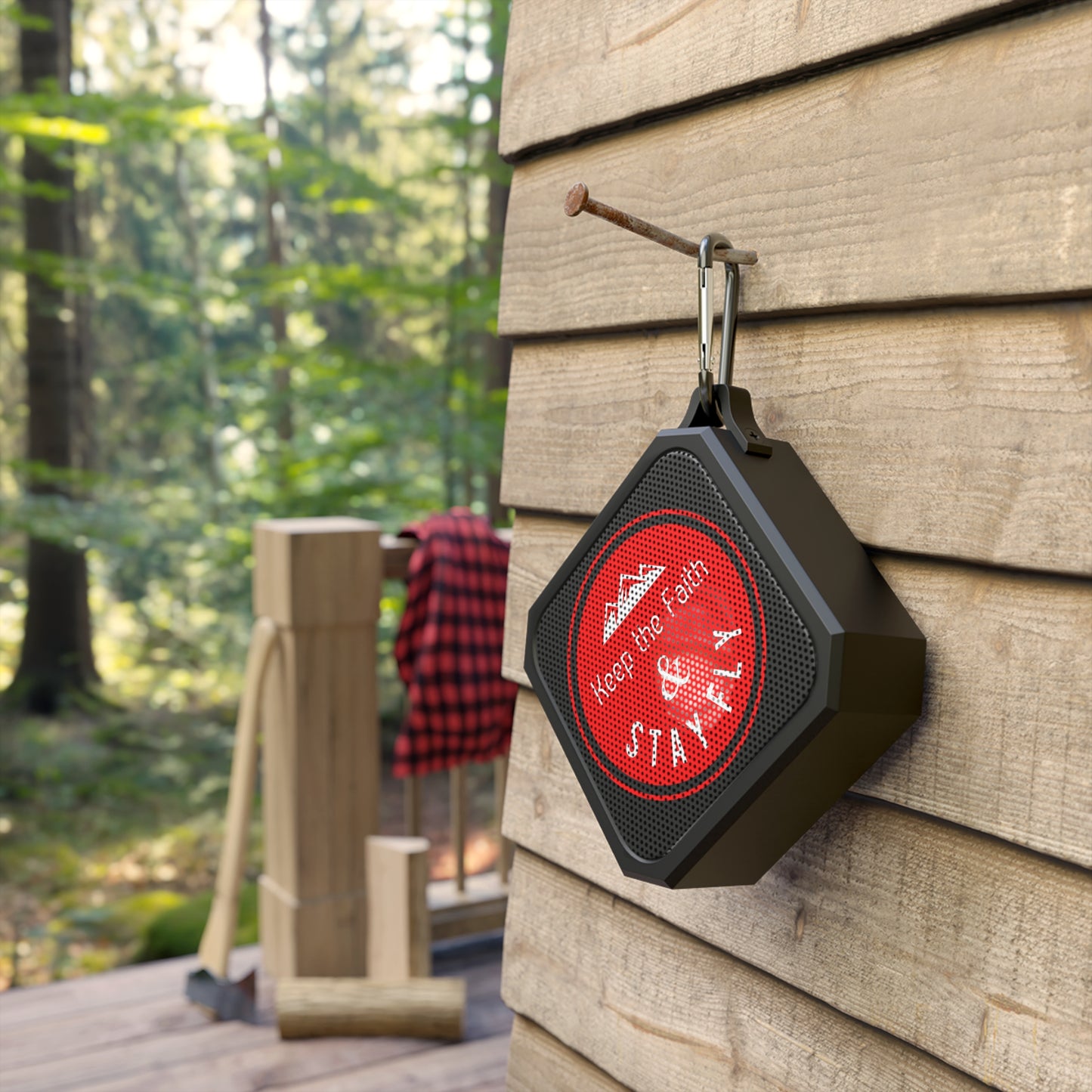 Keep The Faith & Stay Fly Outdoor Bluetooth Speaker