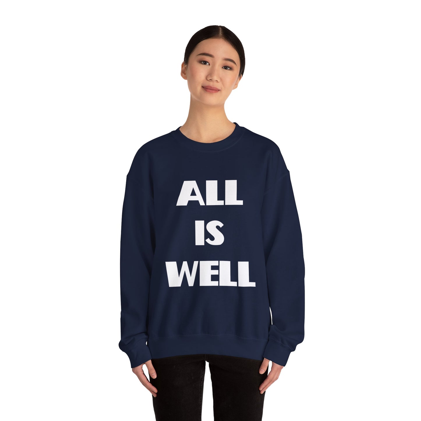 All Is Well Christian Sweatshirt, Christian Gifts, Christian Back To School Gifts, Church Outfits