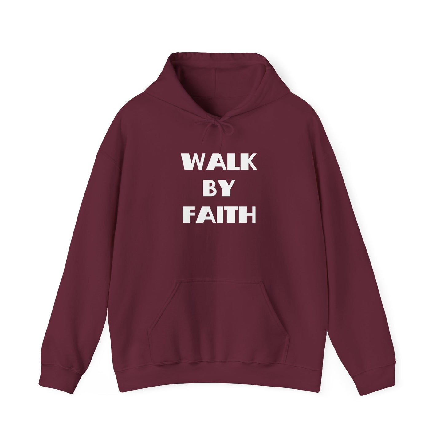 Walk By Faith Hoodie – Inspirational Christian Hoodie