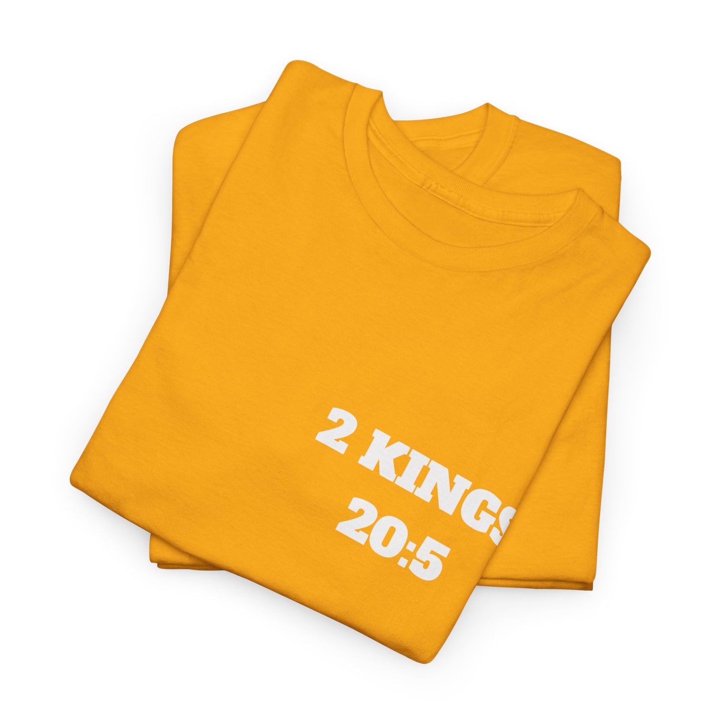 2 Kings 20:5 Christian T-Shirt, Christian Gifts, Christian Back To School Gifts, Trendy Christian Apparel