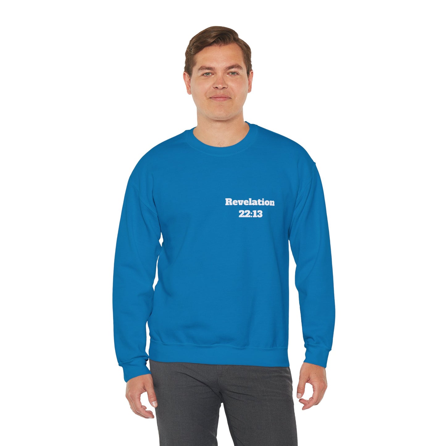 Revelation 22:13 Christian Sweatshirt, Christian Gifts, Christian Back To School Gifts, Church Outfits