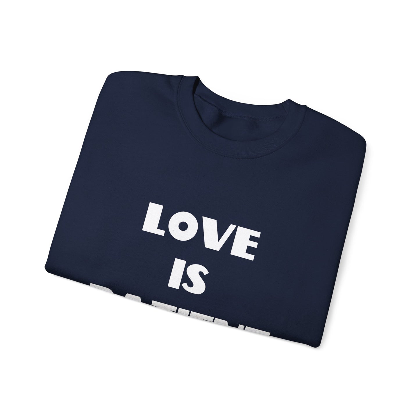 Love is Patient Christian Sweatshirt, Christian Gifts, Christian Back To School Gifts, Church Outfits