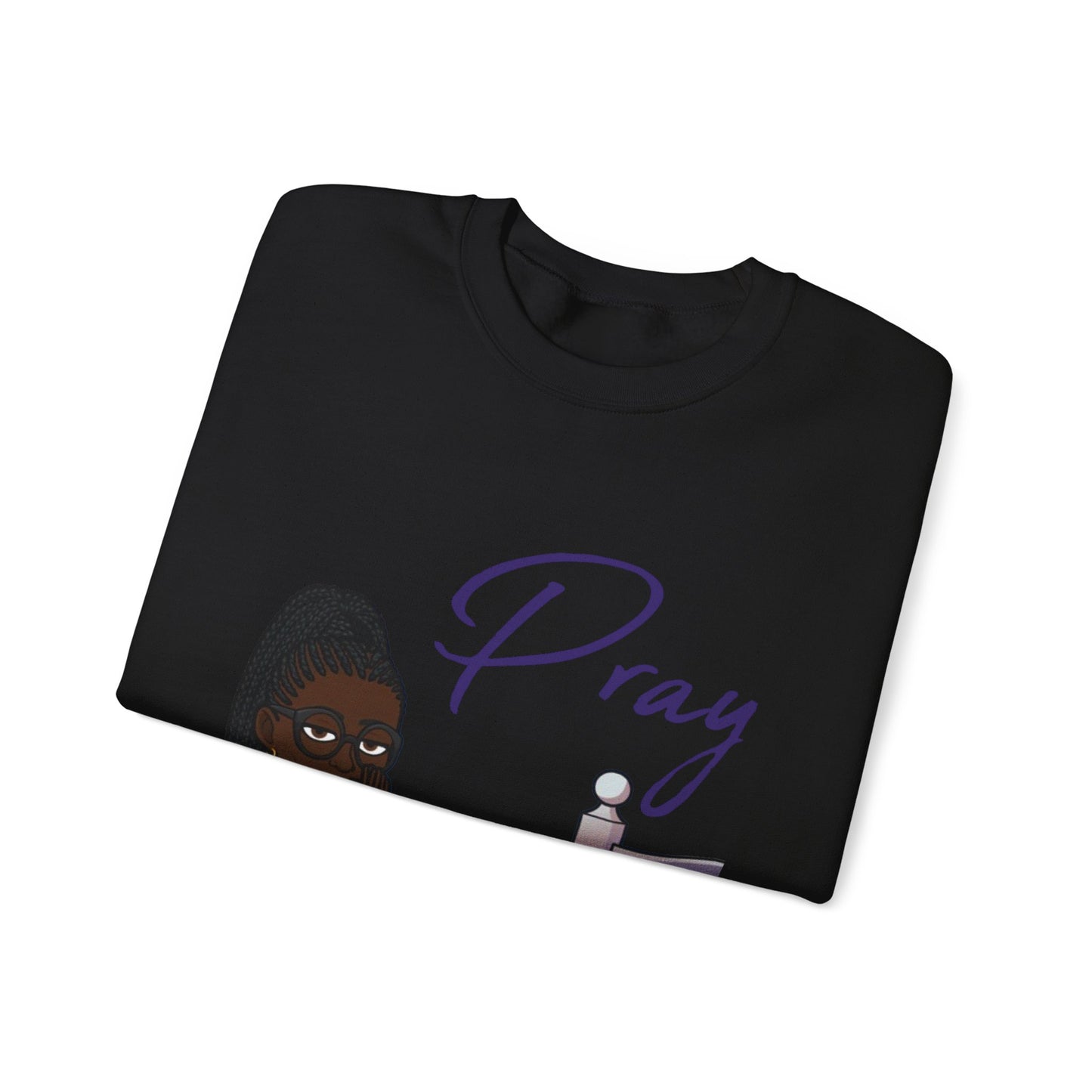 Pray Women's Christian Bitmoji Sweatshirt, Christian Gifts, Christian Back To School Gifts, Trendy Christian Apparel