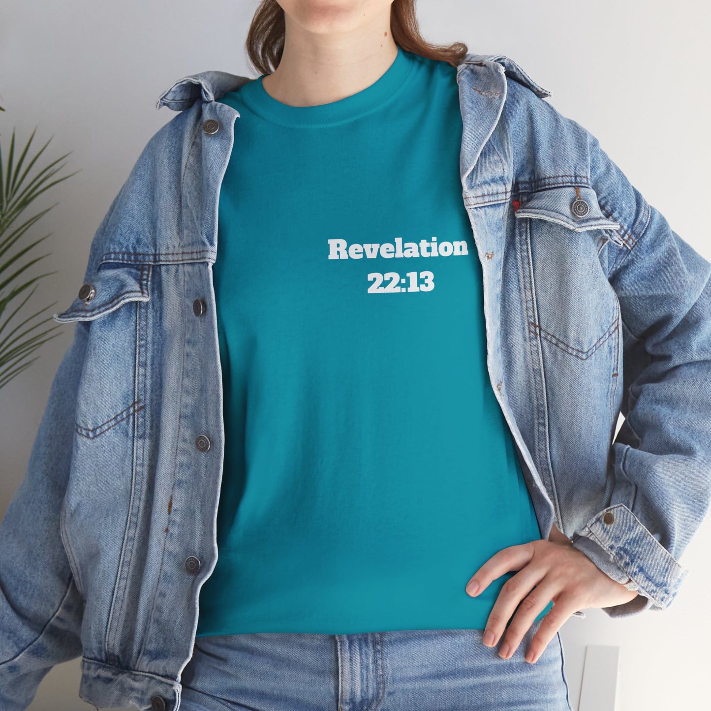 Revelation 22:13 Christian T-Shirt, Christian Gifts, Christian Back To School Gifts, Trendy Christian Apparel