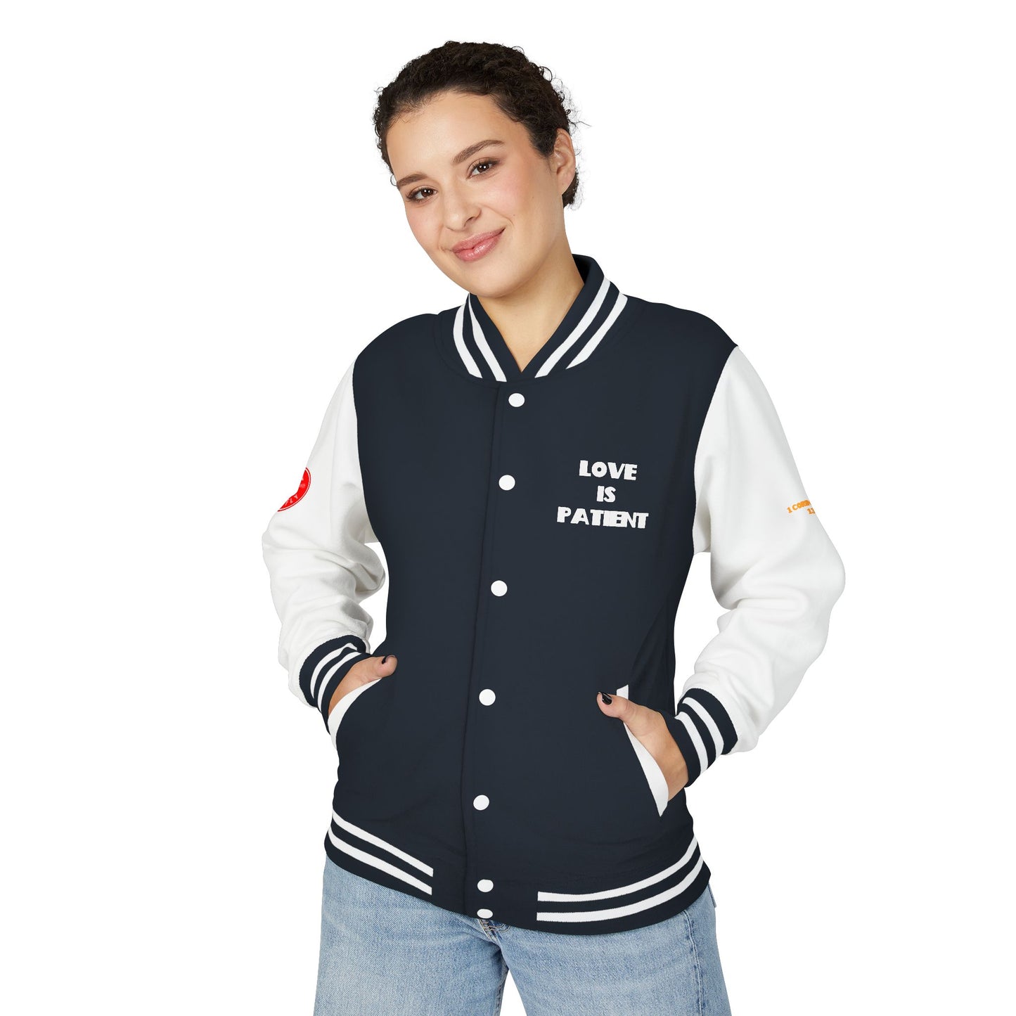 Love Is Kind Letterman Jacket, Christian Letterman Jacket, Christian Streetwear