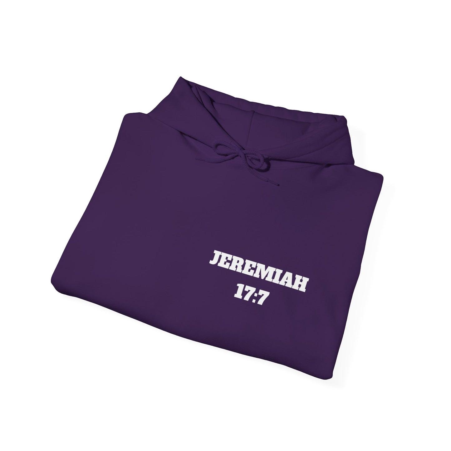 Jeremiah 17:7 Christian Hoodie, Christian Gifts, Christian Back To School Gifts, Trendy Christian Apparel
