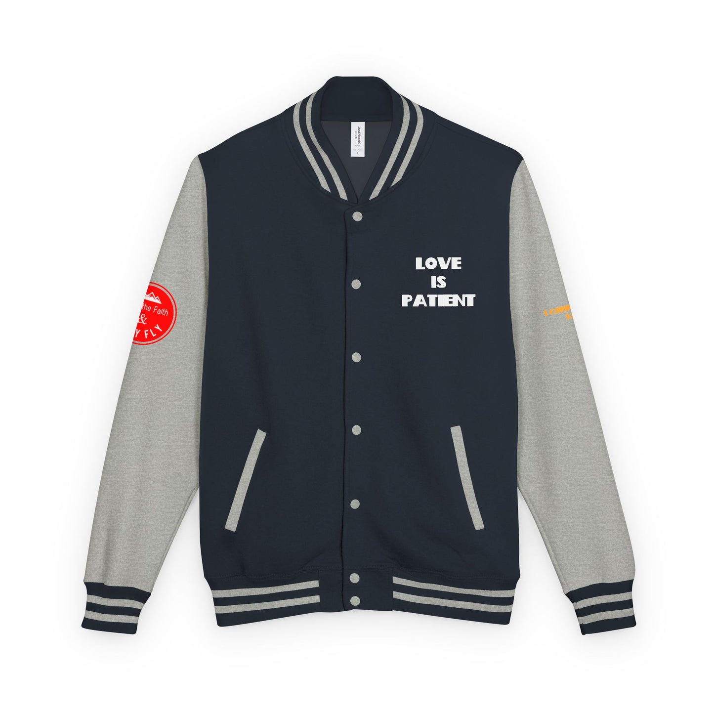 Love Is Kind Letterman Jacket, Christian Letterman Jacket, Christian Streetwear