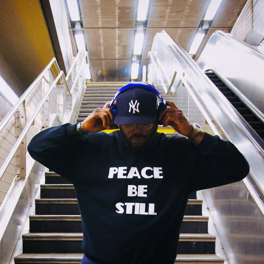 Peace Be Still Christian Sweatshirt, Christian Gifts, Christian Back To School Gifts, Trendy Christian Apparel